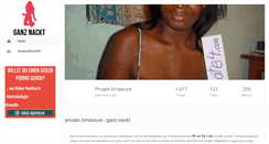 Desktop Screenshot of ganz-nackt.com